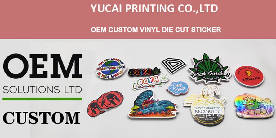 die cut sticker wholesale