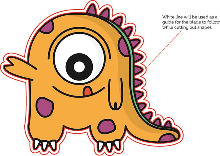 die cut sticker