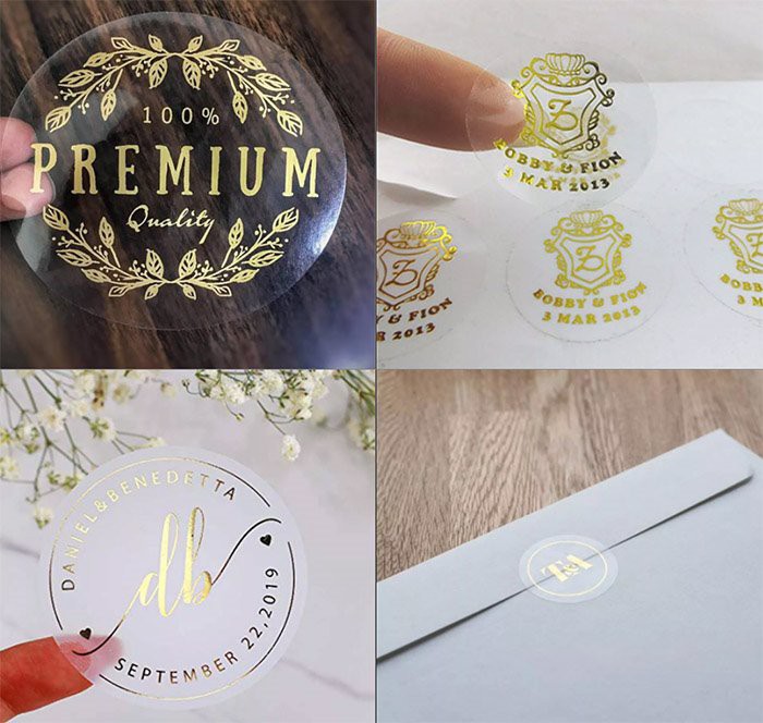 Silver Foil Sticker