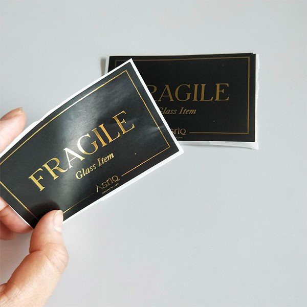 Matte Gold Foil Stickers